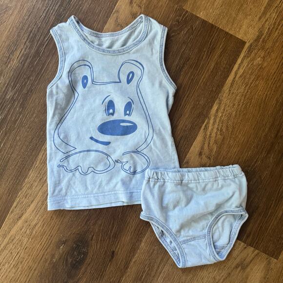 Bundle of Baby Boy Warm Weather Pajamas/PJs: Carter's, 2 Pair. - Picture 4 of 5